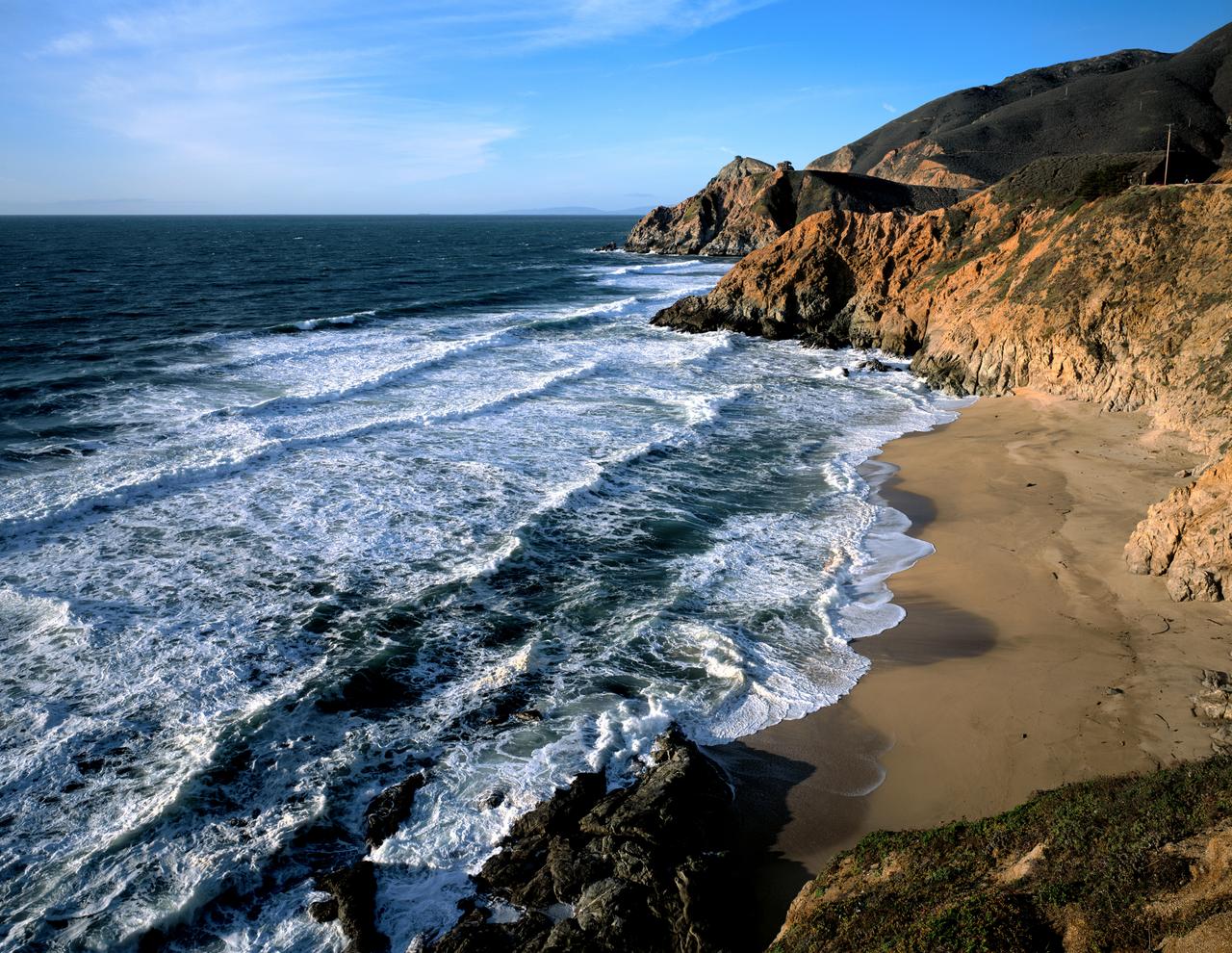 Waves and Shore at Pacifica