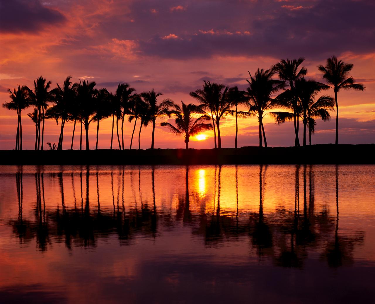 Sunset at Anaehoomalu