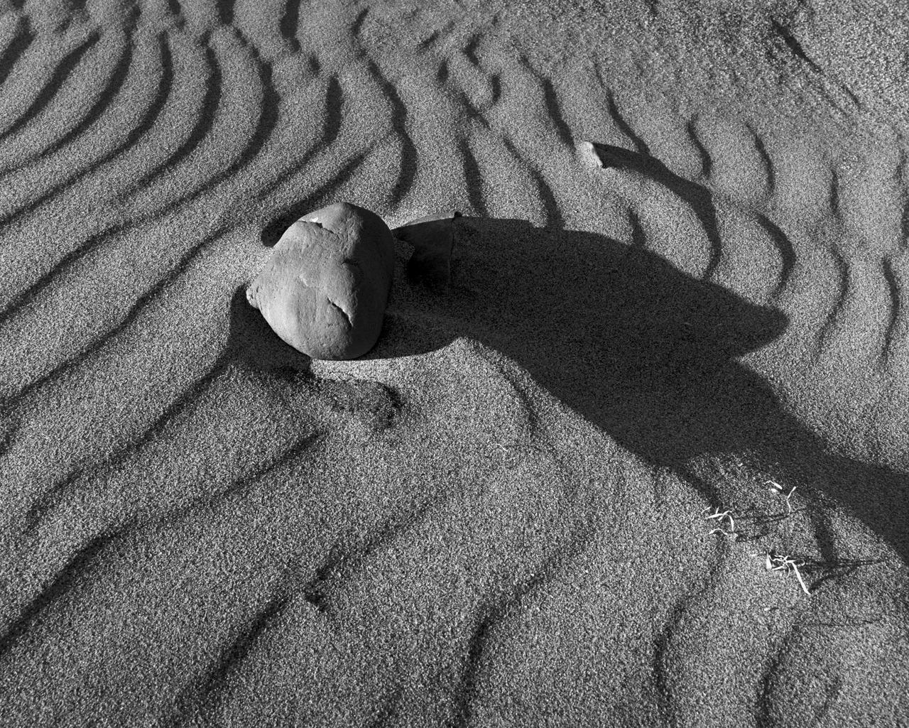 Rock Shadow at Sunset