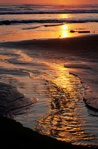 Sunset at Ruby Beach